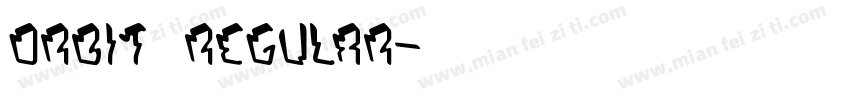 Orbit Regular字体转换